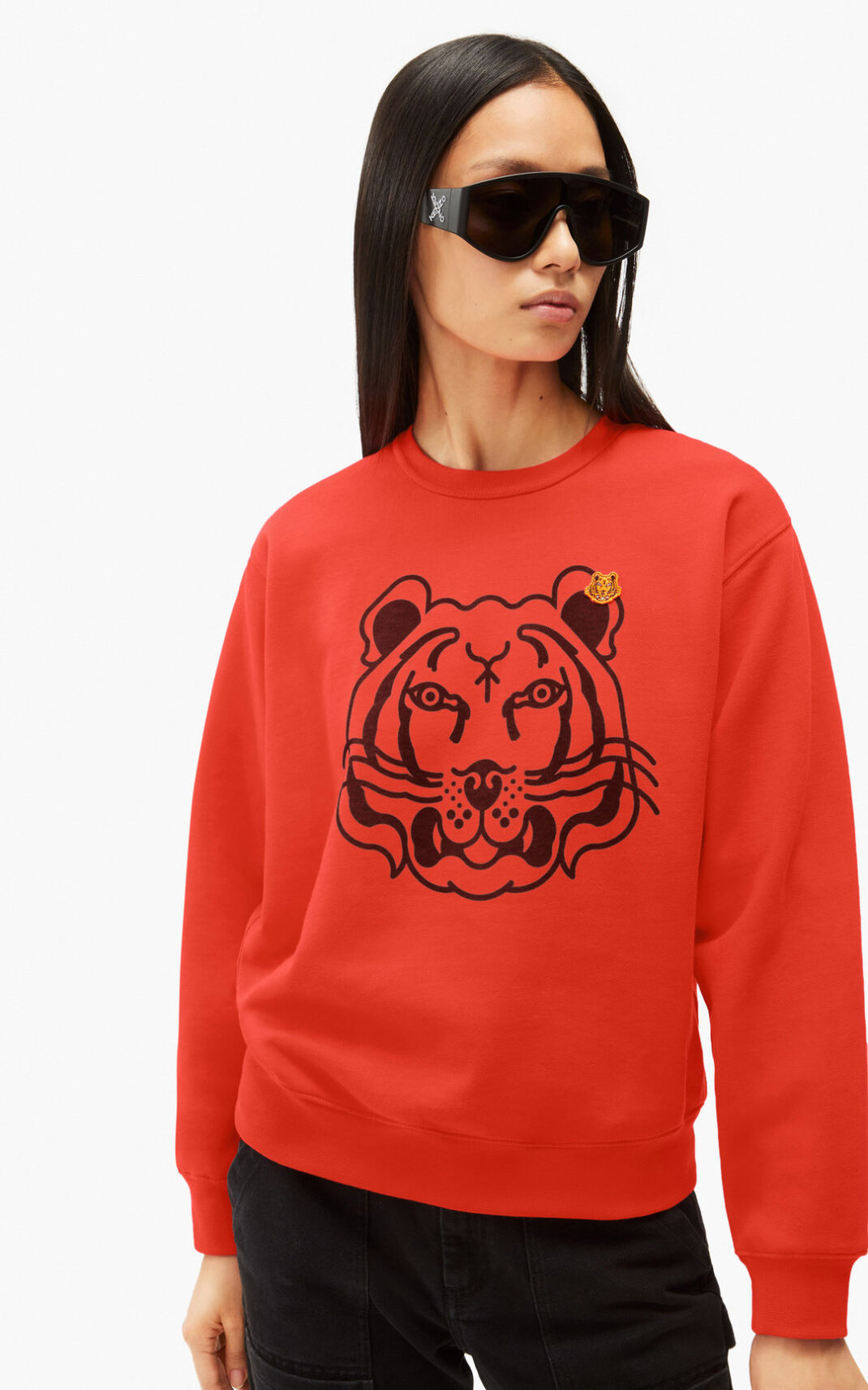 Kenzo K Tiger Ženska Puloverji Rdeča SI-3306131